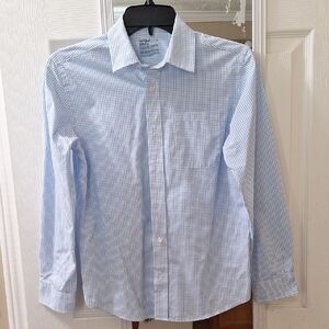 Kids Blue Checkered Shirt
